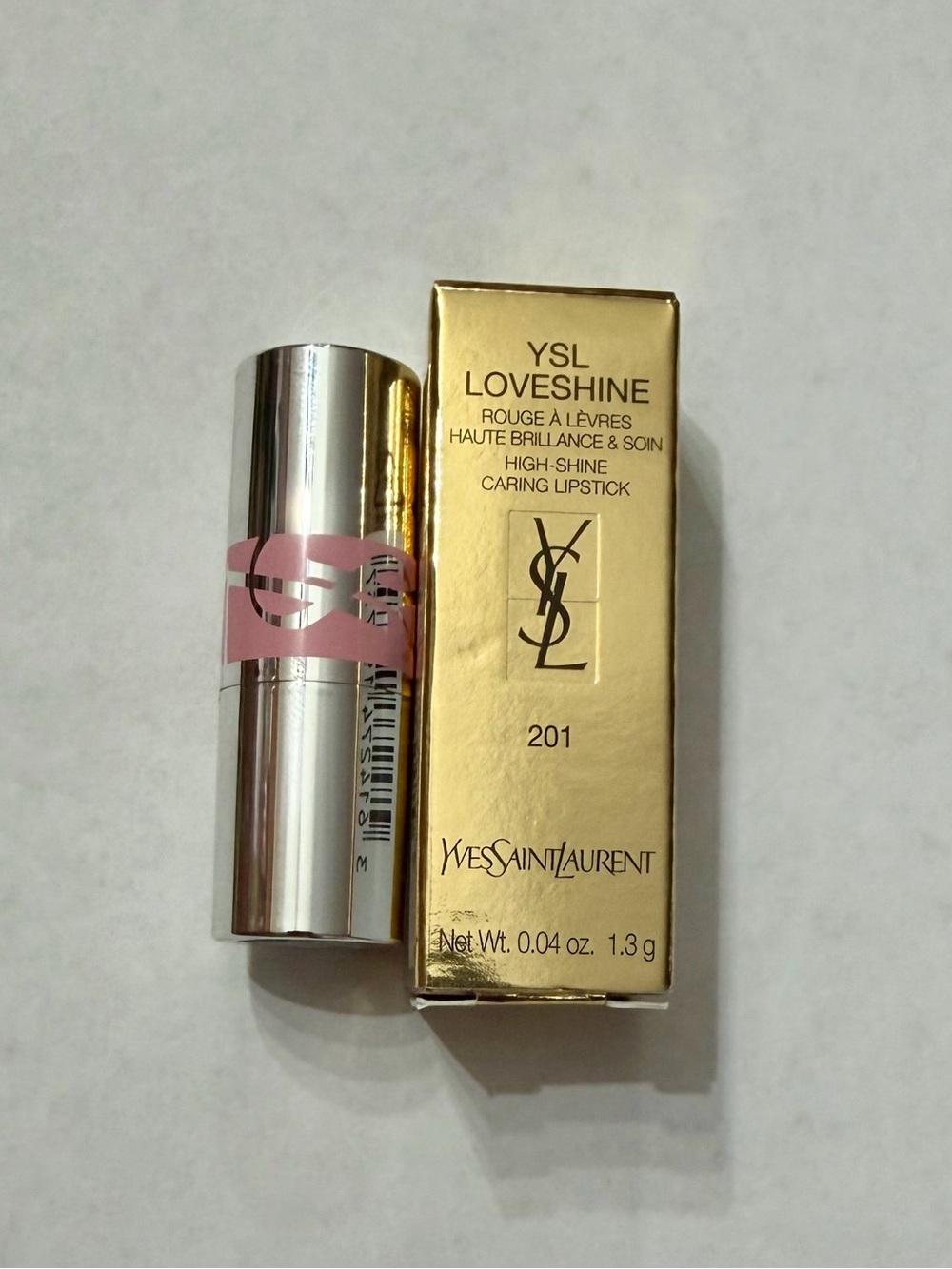 Yves Saint Laurent Loveshine High-Shine Lipstick — Rosewood Blush 201